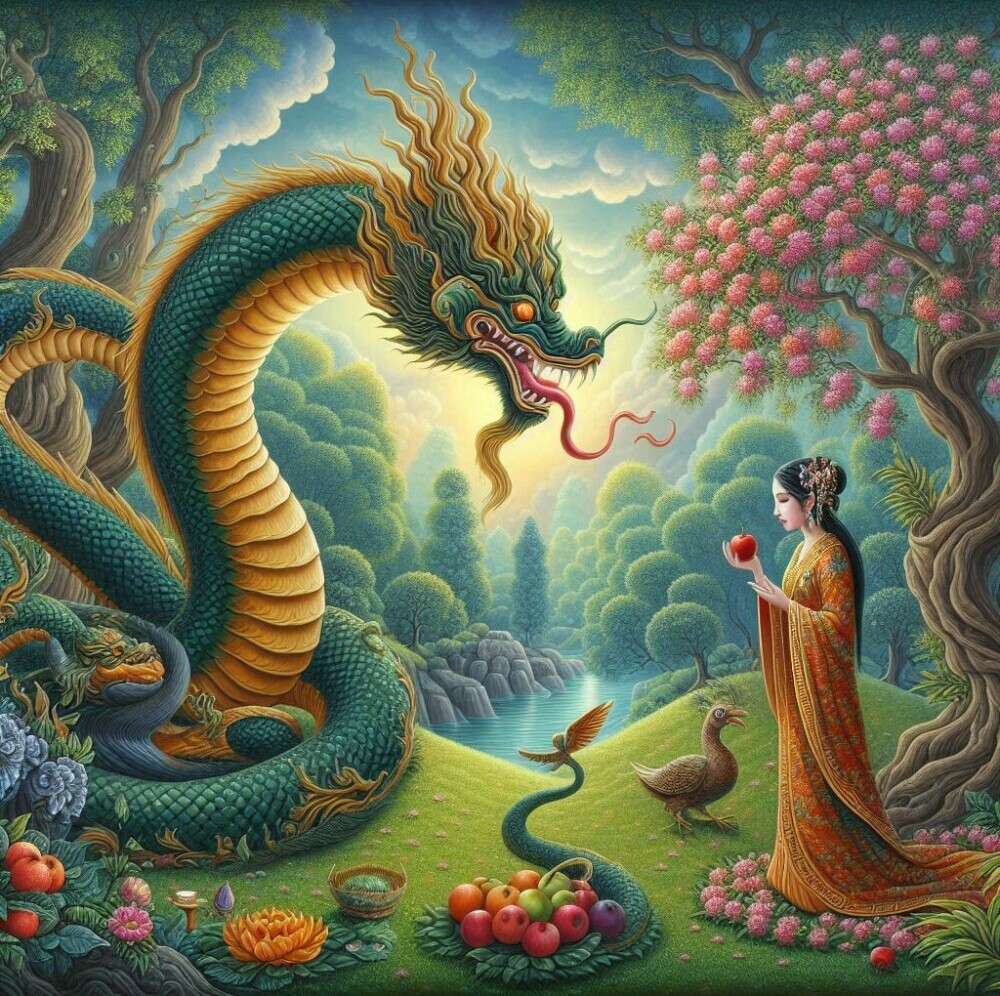 The Serpent tempting Eve